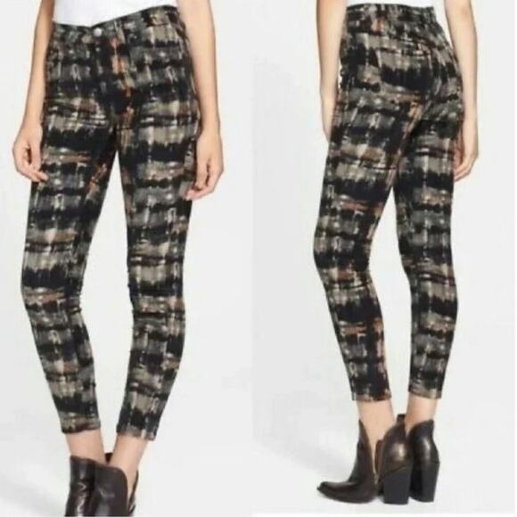 Free People Vintage Retro Goth Size 27 Skinny Pants - Picture 1 of 5